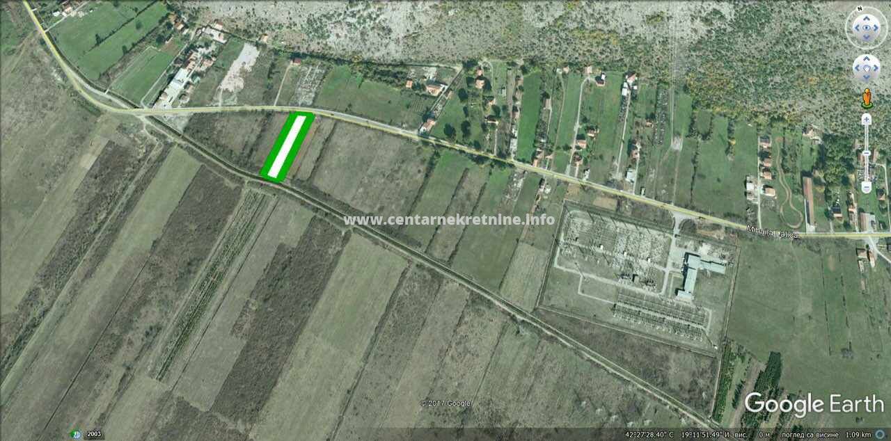 For sale, plot of land 3.357m2, Tolosi, Podgorica