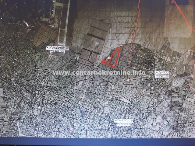 For sale, plot of land 128.899m2, Golubovci, Zeta, Podgorica