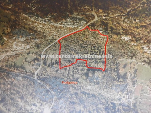 For sale, plot of land 17.653m2, Brezine, Podgorica