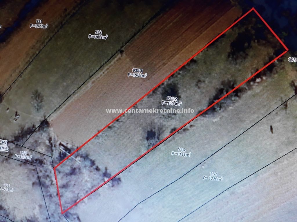 For sale, plot of land 1.569m2, Beri, Podgorica