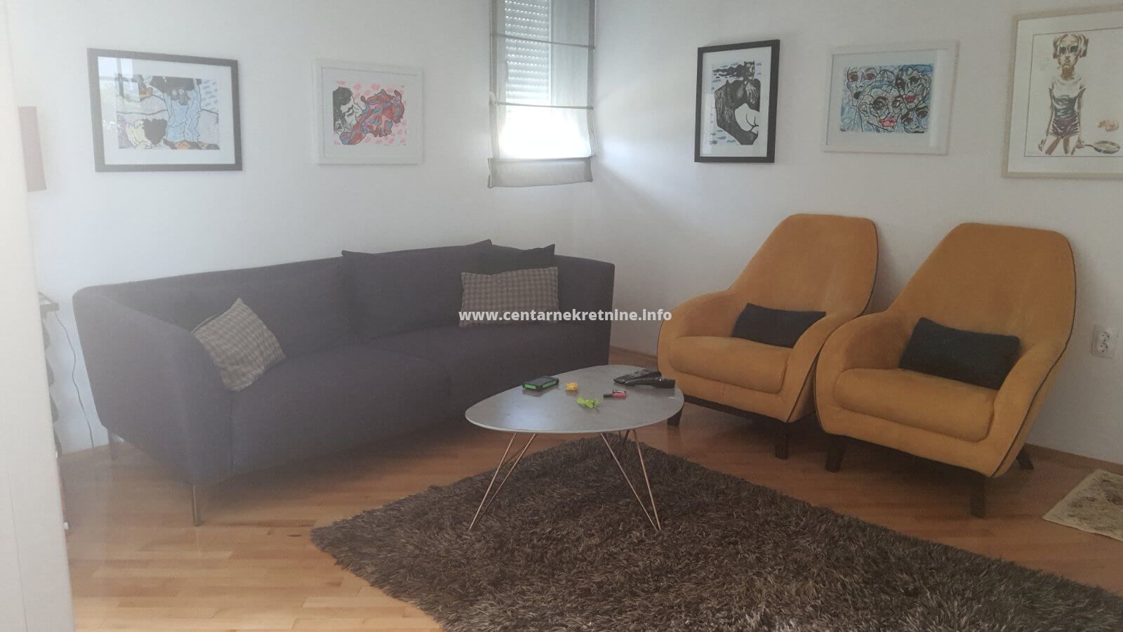 For rent, three bedroom apartment 100m2, Blok V, Podgorica