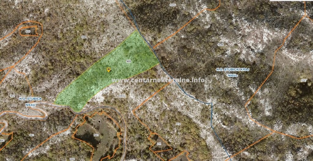 For sale, plot of land 12.171m2, Stubice, Niksic