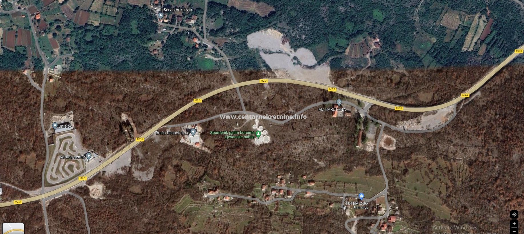 For sale, plot of land 3.000m2, Barutana, Podgorica