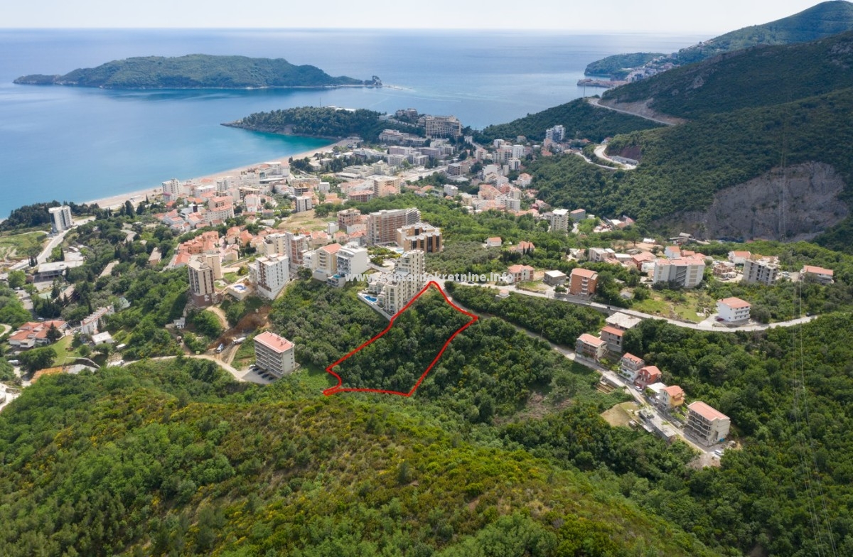 For sale, plot of land 4.470m2, Maine, Budva