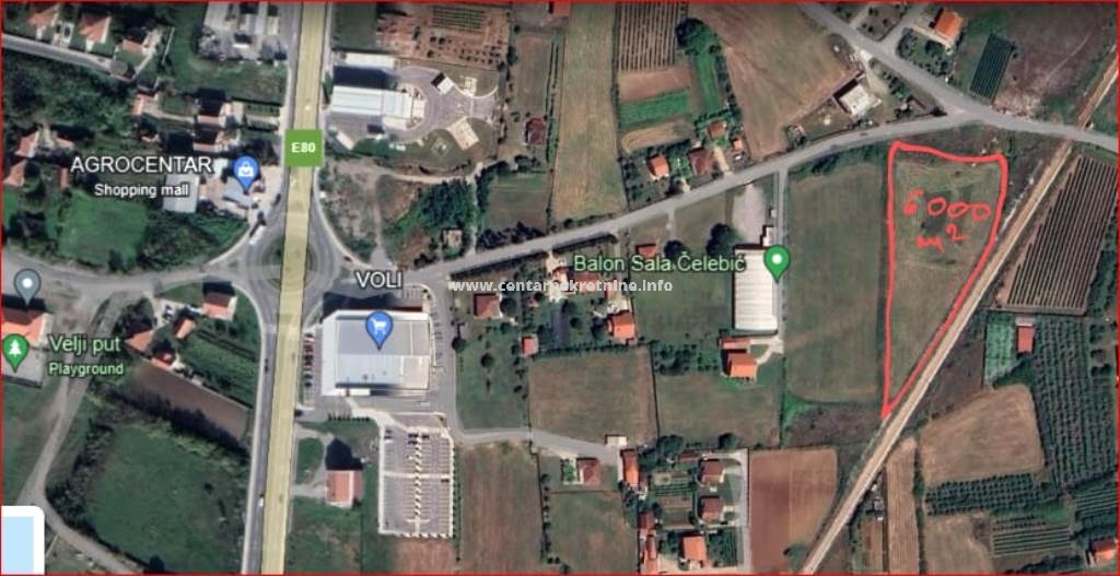 For sale, plot of land 5.951m2, Golubovci, Podgorica 