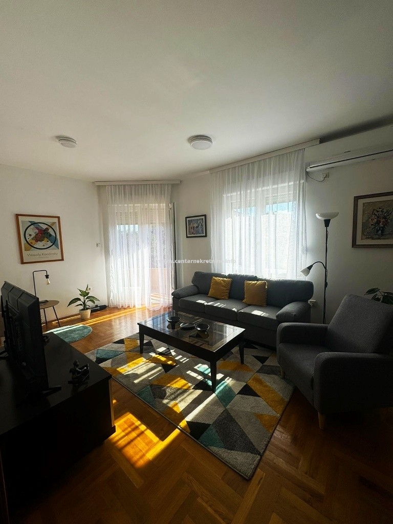 For rent, one bedroom apartment 55m2, Preko Morace, Podgorica 